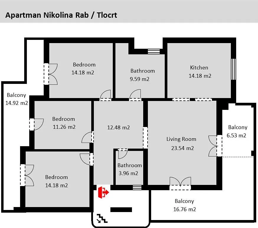 Nikolina Rab Apartments راب